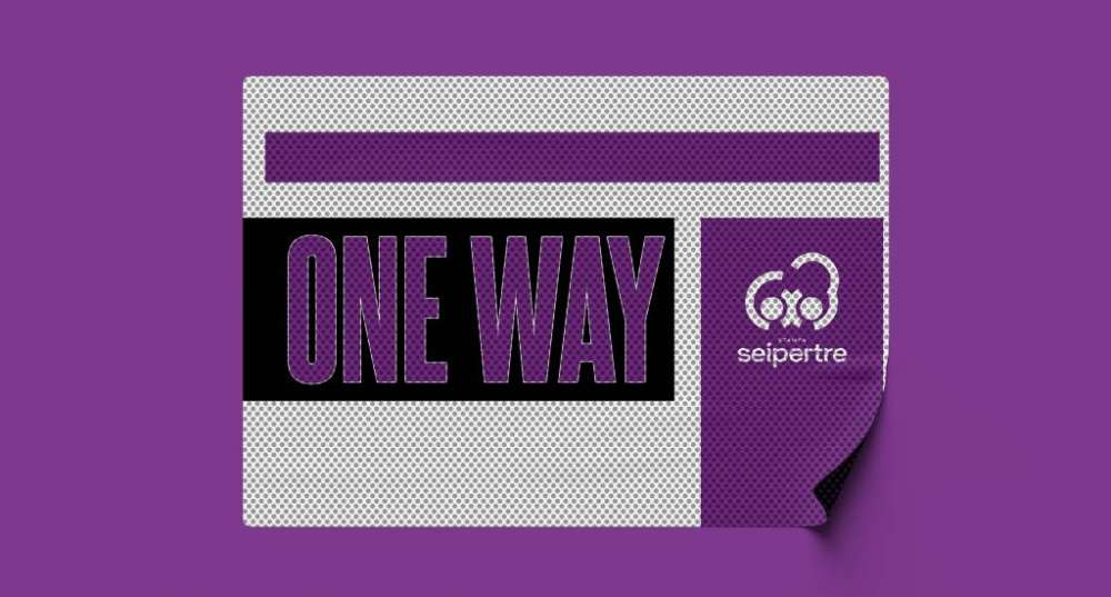 ONEWAY - adesivo 